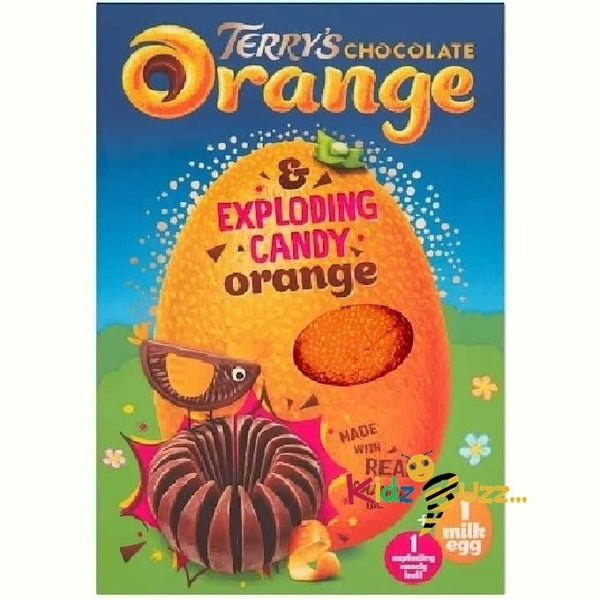 Terry's Orange & Exploding Candy Easter Egg 297g (Pack Of 4)