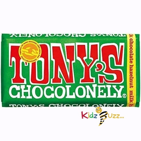 Tony's Chocolonely Milk Chocolate Hazelnut Bar - 180g