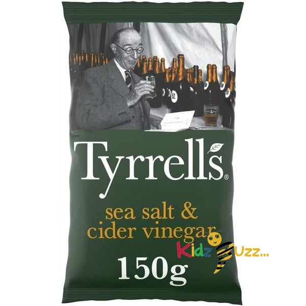 Tyrrells Sea Salted & Cider Vinegar Crisps 150G x 3Pcs