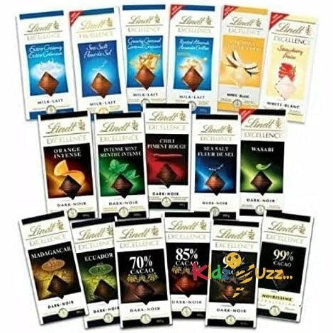 Lindt Dark Assorted Chocolates Pack of 8