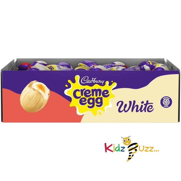 Cadbury White Chocolate Creme Egg 40g Pack of 48 eggs . Easter, Egg Hunt Presents