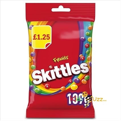 Skittles Chewy Sweets Fruit Flavoured Treat Bag 109g Box of 14 Brand: Skittles