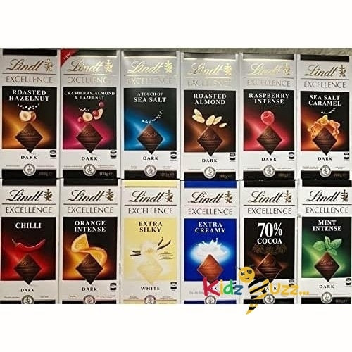 Lindt Dark Assorted Chocolates Pack of 8