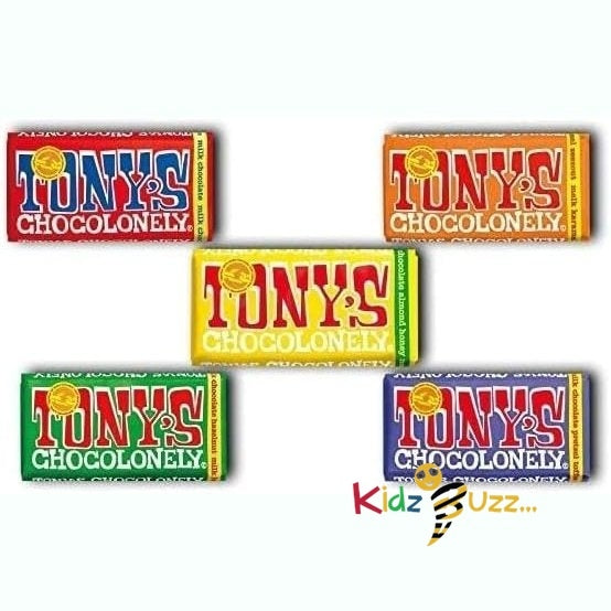 Tony's Chocolonely The Milk Chocolate Bundle 180g Pack of 5