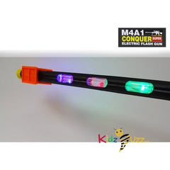 M4A1 Conquer Flash Gun Toy Gun-With Shooting Sounds And LED Lights - 83CM