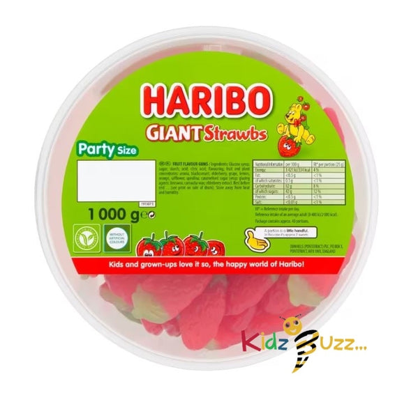 HARIBO Giant Strawbs 1000g