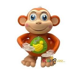 Electronic Dancing Monkey With Light And Music Toy For Kids