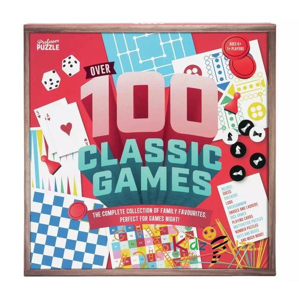 Professor Puzzle 100 in One Classic Board Games For 6+ Years