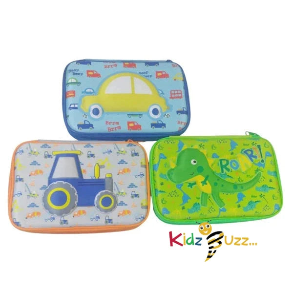 Pencil Case with Car Design For Kids