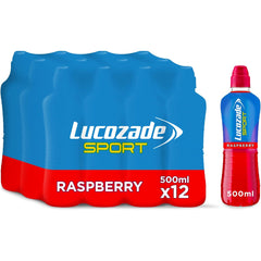 Lucozade Sport Raspberry, 500 ml Pack of 12