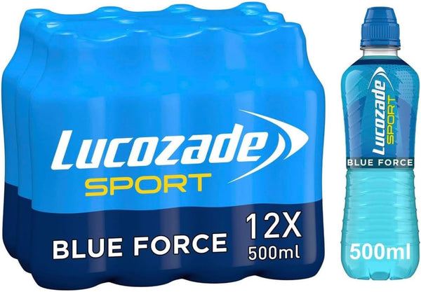 Lucozade Sport Blue Force Isotonic Fuel 12x500ml