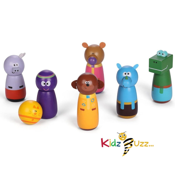 Wooden Character Skittles Toy For Kids