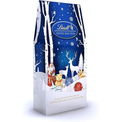 Lindt Festive Selection Pouch, 650 Xmas Chocolates Gift