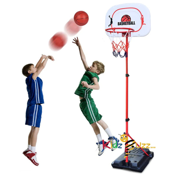 Basketball Hoop and Stand Indoor Outdoor Play, Adjustable Height 3.6-6.7 ft, Toy Basketball Games Outside Lawn Backyard Activity for Boys Girls Toddlers Teenagers Youth Adults