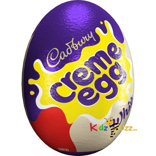 Pack Of 10 Cadbury White Chocolate Creme Egg 40g Easter, Egg Hunt Presents