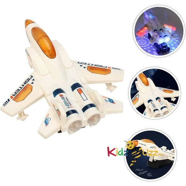 Airplane Model Plane Toy- Interactive Musical Aircraft Toy