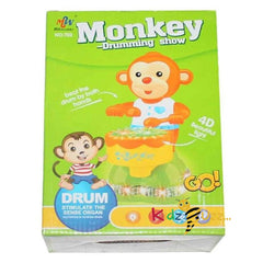 Monkey Drumming Show 4D Dazzling Light