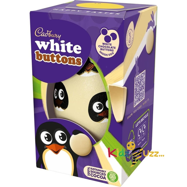 2 X Cadbury White Chocolate Buttons Easter Egg, 98g Perfect Easter Gift For Your Loving Ones