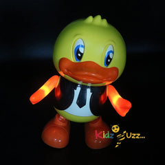 Duck Gentleman Toy for Kids with Flashing Lights and Musical Sounds