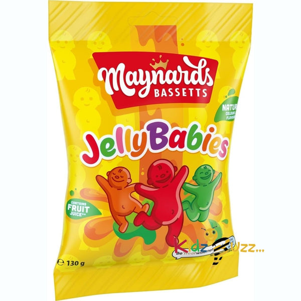 Maynards Bassetts Jelly Babies 130g X 10 PMP 1.35£