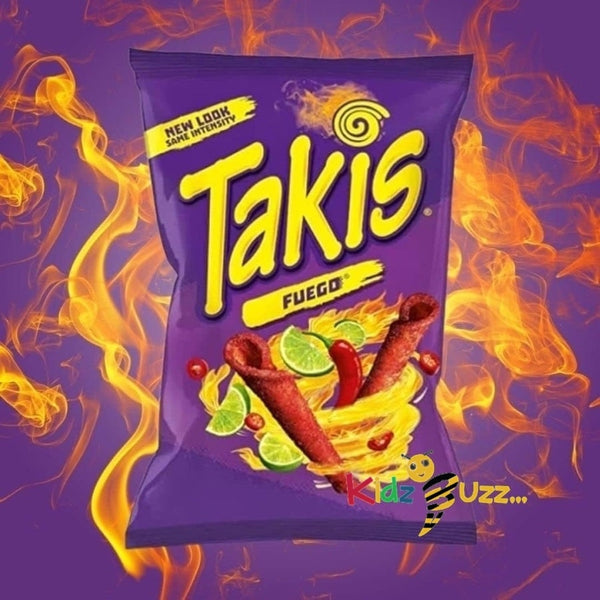 Takis Fuego Crisps 140g Pack Of 10