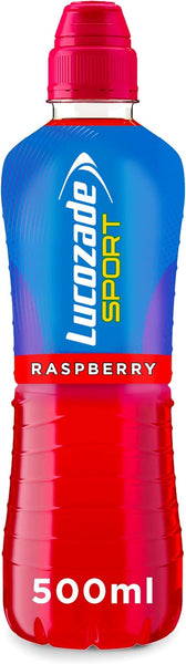 Lucozade Sport Raspberry, 500 ml (Pack of 12)