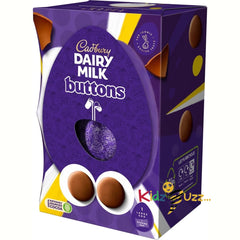 Cadbury Dairy Milk Chocolate Giant Buttons Easter Egg, 195g Pack Of 3