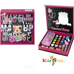 DIY 2 in 1 MakeUp Cosmetic Set Non Toxic- Pretend Play Set