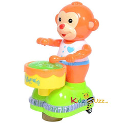 Monkey Drumming Show 4D Dazzling Light