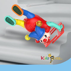 Electric Walking Toys, Baby Clown Walking On Hand Toys With Lights