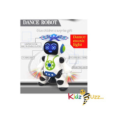 Electronic Dancing Robot with 3D Lights and Music- Funny Toy