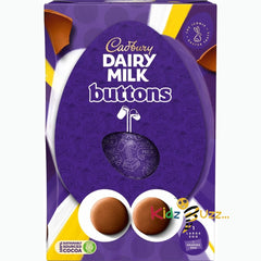 Cadbury Dairy Milk Chocolate Giant Buttons Easter Egg, 195g Pack Of 3