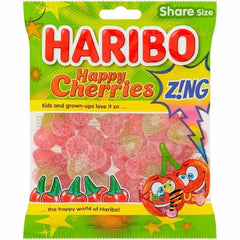 Haribo Happy Cherries Zing 1.92Kg, Bulk Sweets, 12 Packs Of 160G