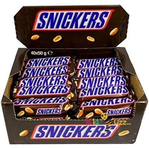 Snickers 40x 50 Grams Bars Chocolate Bars