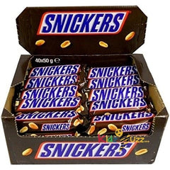 Snickers 40x 50 Grams Bars Chocolate Bars