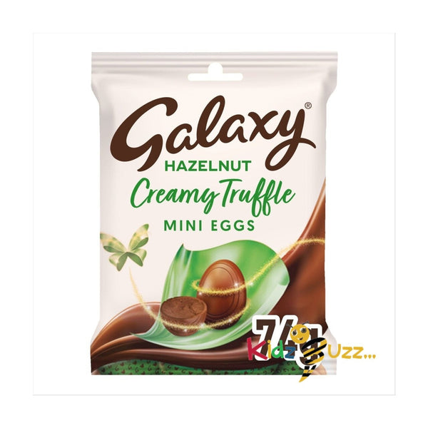 12 X Galaxy Milk Chocolate Creamy Truffle Easter Mini Eggs Hazelnut Flavour 74g