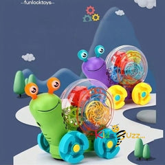 Gear Snail Music Toy For Kids - Bump & Go Toy