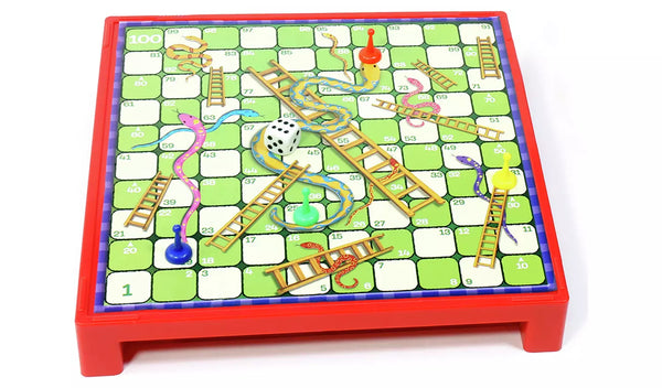 Chad Valley Snakes & Ladders and 4-in-a-Row Game Bundle