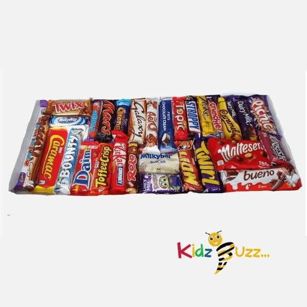 20 mixed Bar Chocolate Lovers Gift Set Box hamper Perfect for Birthday and Christmas
