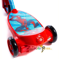 Huffy Marvel Spiderman Bubble Electric Scooter For Kids 3-5 Years 6v Battery Toy Ride On Scooter With Bubble Machine, Red