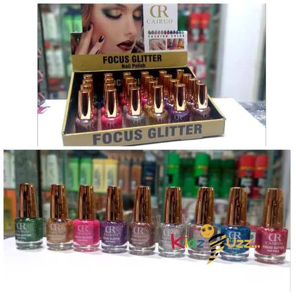 CR Nail Polish Focus Glitter Pack of 3