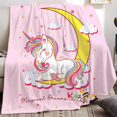 Magic Fleece Blanket- Soft Fleece Blanket For Girls Kids