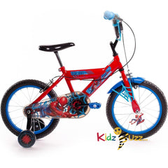 Huffy Spiderman 16 Inch Boys Bike - 5-7 Years - Red + Web Features