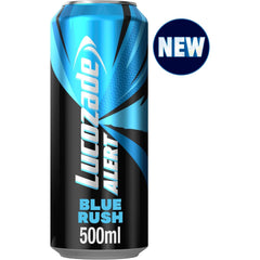 Lucozade Alert Blue Rush 500ml Can 12 Pack Pmp 1£