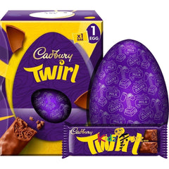 Cadbury Twirl Easter Egg 198G Great Easter Sweet Treat Chocolate Egg Pack Of 2