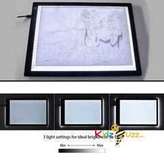 Light Box Drawing A4,Tracing Light Box,LED Copy Board for Artistic Tracing,X-ray Observation, Dimond Paintting