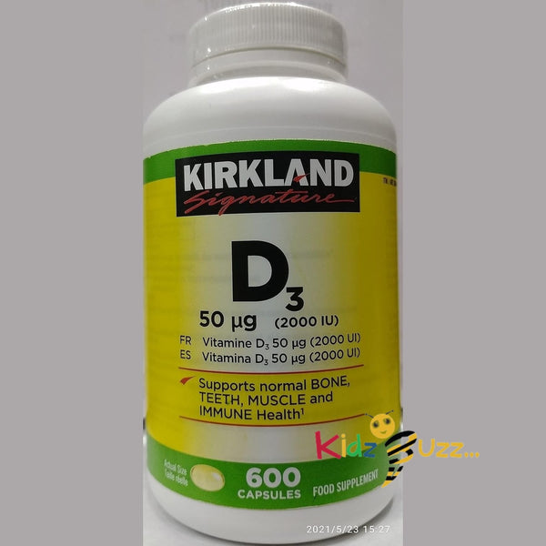 Extra Strength Vitamin D3, 600 Capsules, 50 mcg, 2000 IU