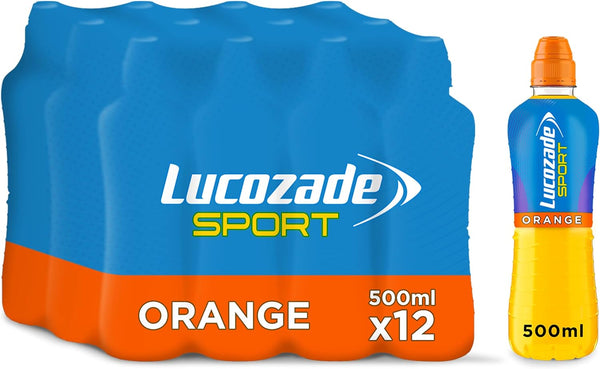 Lucozade Sport Orange 12x500ml (Packaging May Vary)