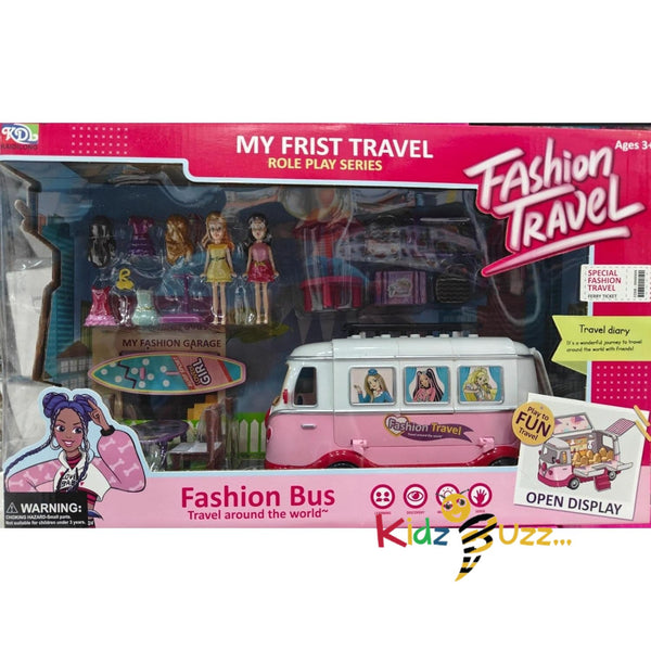 Kids Doll with Bus Toy A Perfect Set Creative Play and Adventure