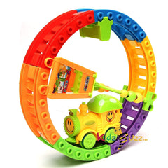 Battery Operated Train Track Block Set - Develop Creativity With More Fun